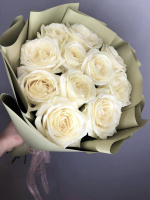 Букет_11 белых роз